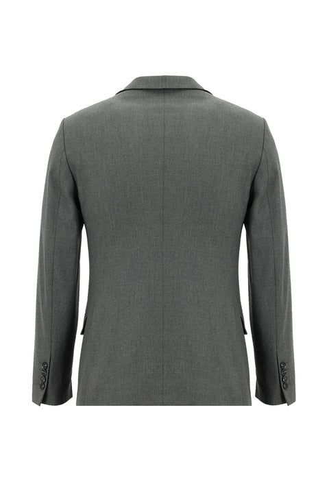 Koyu Füme 7 Drop Super Slim Fit Eksra Dar Kesim Takım Elbise