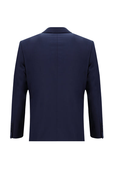  Koyu Lacivert Relaxed Fit Rahat Kesim Klasik Takım Elbise