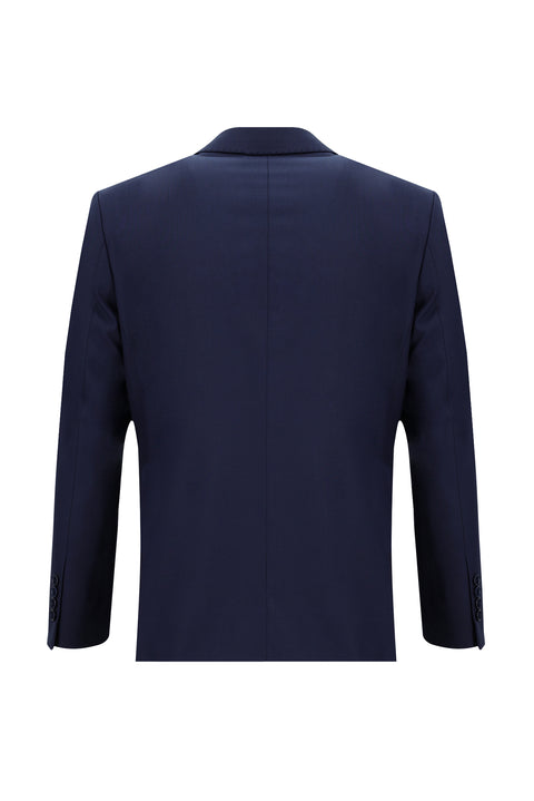 Koyu Lacivert 4 Drop Relaxed Fit Rahat Kesim Takım Elbise