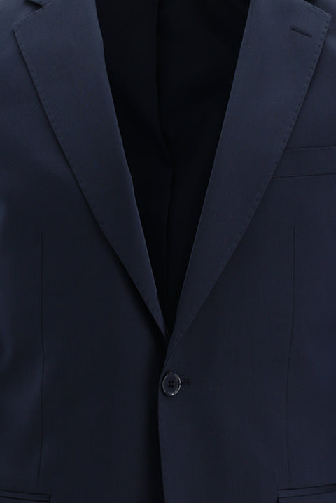 Koyu Lacivert 6 Drop Regular Fit Standart Kesim Takım Elbise