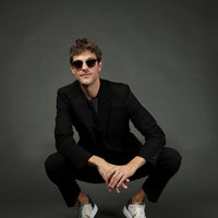 Siyah 8 Drop Muscle Fit Uzun Atletik Kesim Süper Esnek Takım Elbise