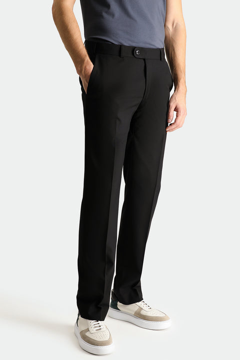 Siyah 7 Drop Slim Fit Dar Kesim Süper Esnek Takım Elbise