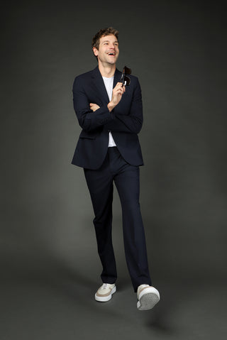  Koyu Lacivert Süper Esnek Takım Elbise