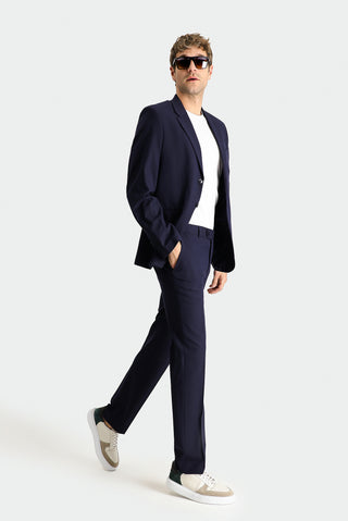  Koyu Lacivert 7 Drop Slim Fit Dar Kesim Süper Esnek Takım Elbise