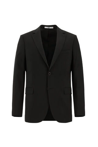  Siyah Regular Long Fit Uzun Klasik Kesim Takım Elbise