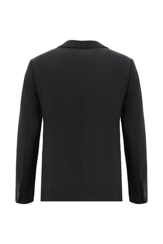  Siyah 7 Drop Super Slim Fit Eksra Dar Kesim Takım Elbise