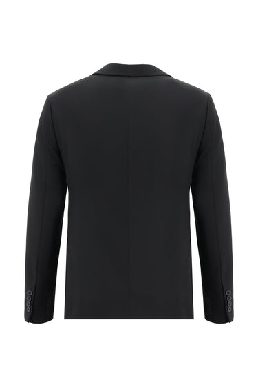 Siyah Super Slim Fit Ekstra Dar Kesim Fit Klasik Takım Elbise