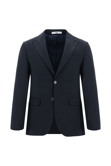 Orta Lacivert Super Slim Fit Ekstra Dar Kesim Fit Klasik Takım Elbise