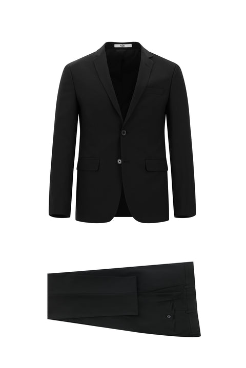 Black 7 Drop Super Slim Fit Extra Narrow Cut Suit