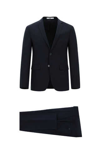  Koyu Lacivert Klasik Takım Elbise