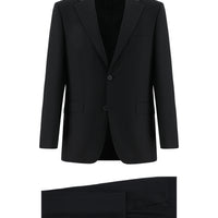 Black 7 Drop Super Slim Fit Extra Narrow Cut Elastic Waist Drawstring Suit