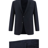 Dark Navy 7 Drop Super Slim Fit Extra Narrow Cut Elastic Waist Drawstring Suit