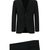 Siyah Slim Fit Dar Kesim Klasik Takım Elbise
