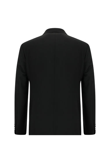  Siyah Slim Fit Dar Kesim Klasik Takım Elbise