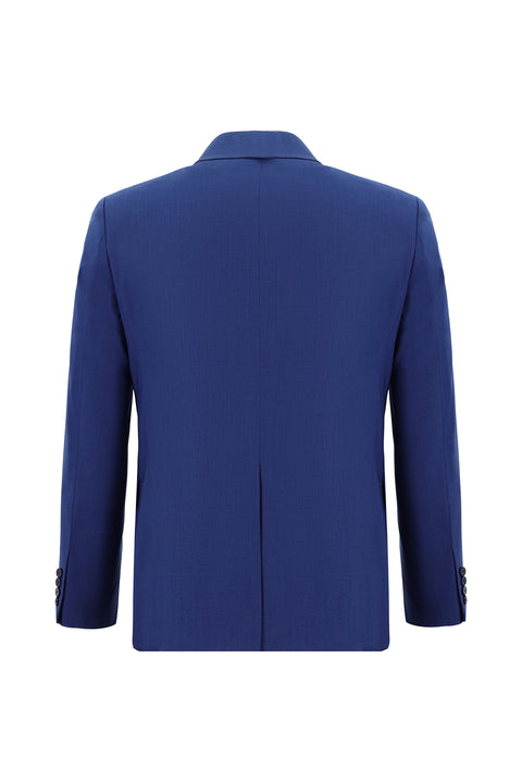 Saks Mavi 7 Drop Slim Fit Dar Kesim Takım Elbise