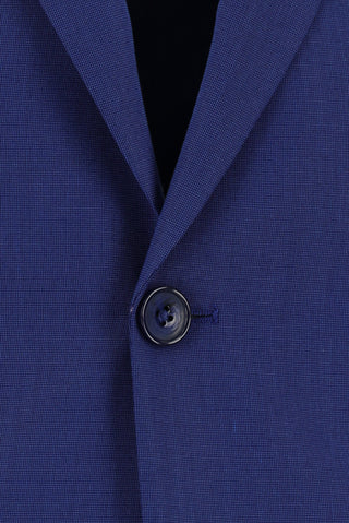  Saks Mavi Slim Fit Dar Kesim Klasik Takım Elbise