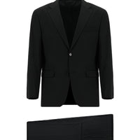 Siyah Relaxed Fit Rahat Kesim Klasik Takım Elbise