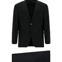 Siyah 7 Drop Super Slim Fit Eksra Dar Kesim Takım Elbise