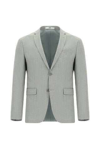  Açık Gri Super Slim Fit Ekstra Dar Kesim Klasik Takım Elbise