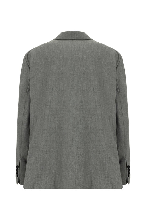 Orta Gri 4 Drop Relaxed Fit Rahat Kesim Takım Elbise