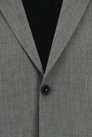  Orta Gri 4 Drop Relaxed Fit Rahat Kesim Takım Elbise