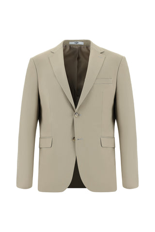  Orta Bej 7 Drop Super Slim Fit Eksra Dar Kesim Takım Elbise