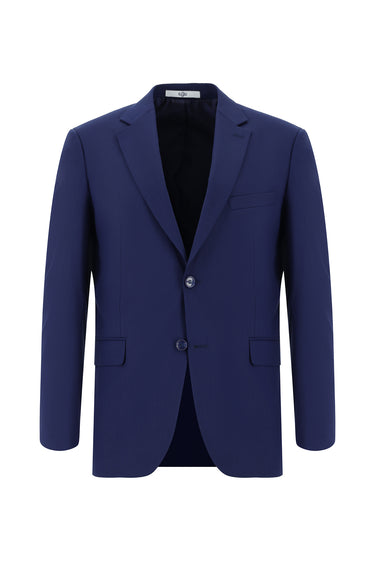  Koyu Lacivert Slim Fit Dar Kesim Klasik Takım Elbise