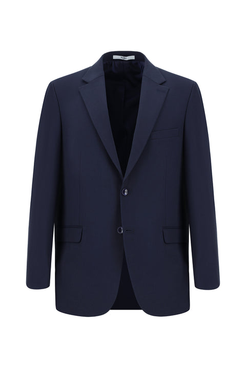 Koyu Lacivert 4 Drop Relaxed Fit Rahat Kesim Takım Elbise