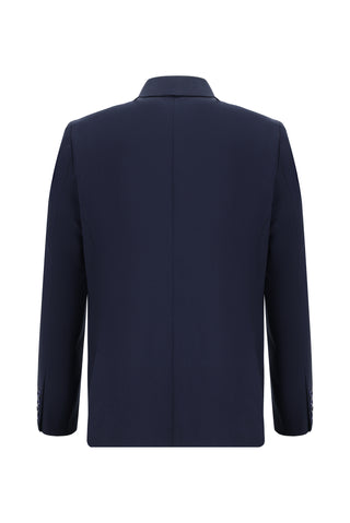  Koyu Lacivert Relaxed Fit Rahat Kesim Klasik Takım Elbise