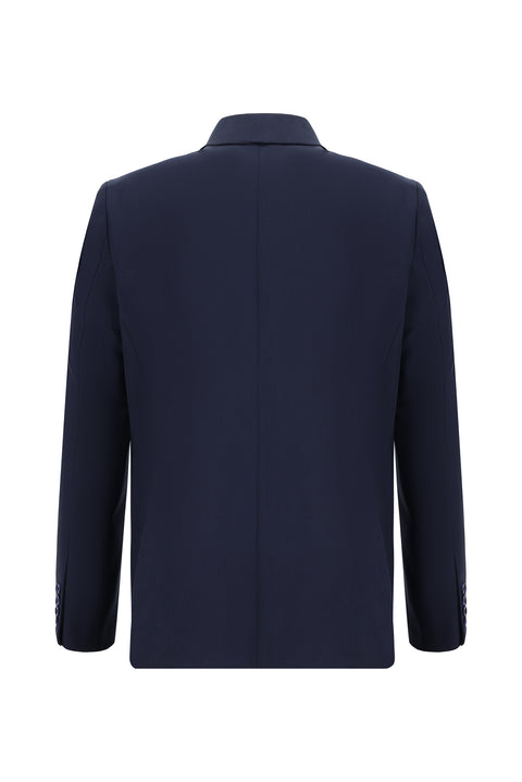 Koyu Lacivert 4 Drop Relaxed Fit Rahat Kesim Takım Elbise