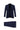  Koyu Lacivert Super Slim Fit Ekstra Dar Kesim Klasik Desenli Takım Elbise