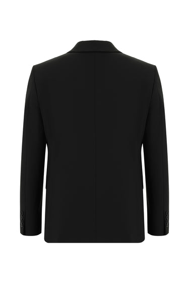 Siyah Super Slim Fit Ekstra Dar Kesim Klasik Takım Elbise