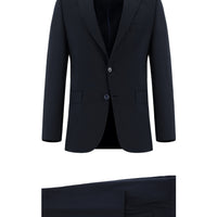 Koyu Lacivert 7 Drop Super Slim Fit Eksra Dar Kesim Takım Elbise