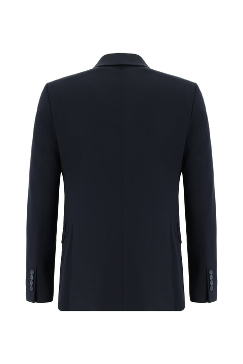 Koyu Lacivert 7 Drop Slim Fit Dar Kesim Takım Elbise