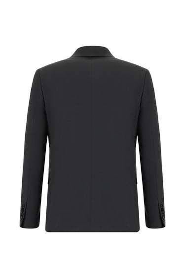 Siyah Slim Fit Dar Kesim Klasik Takım Elbise