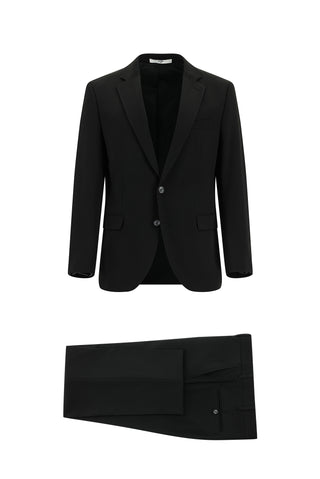  Siyah Relaxed Fit Rahat Kesim Klasik Takım Elbise