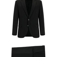 Siyah 7 Drop Super Slim Fit Eksra Dar Kesim Takım Elbise