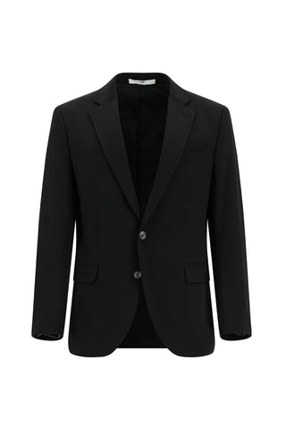  Siyah Relaxed Fit Rahat Kesim Klasik Takım Elbise