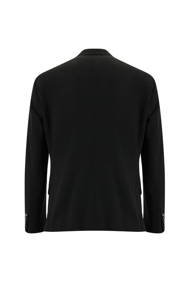  Siyah Relaxed Fit Rahat Kesim Klasik Takım Elbise