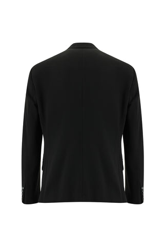  Siyah 4 Drop Relaxed Fit Rahat Kesim Takım Elbise