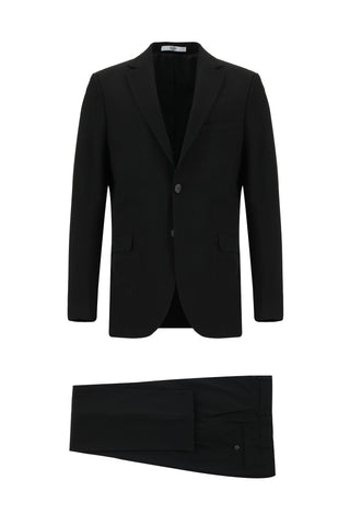  Siyah Regular Fit Klasik Takım Elbise