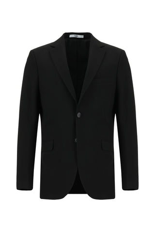  Siyah Regular Fit Klasik Takım Elbise