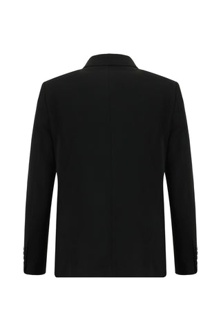  Siyah Regular Fit Klasik Takım Elbise