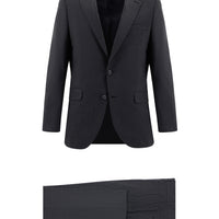 Koyu Füme Super Slim Fit Ekstra Dar Kesim Klasik Takım Elbise