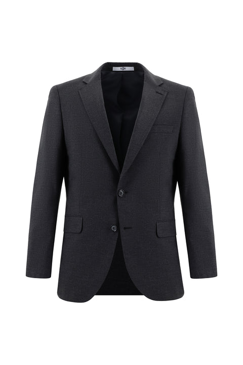 Koyu Füme 4 Drop Relaxed Fit Rahat Kesim Takım Elbise