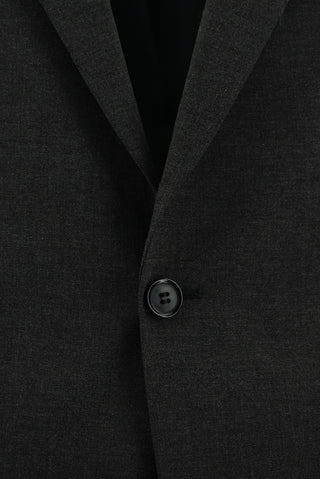  Koyu Füme Super Slim Fit Ekstra Dar Kesim Klasik Takım Elbise