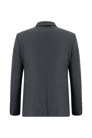  Koyu Füme Slim Fit Dar Kesim Klasik Takım Elbise