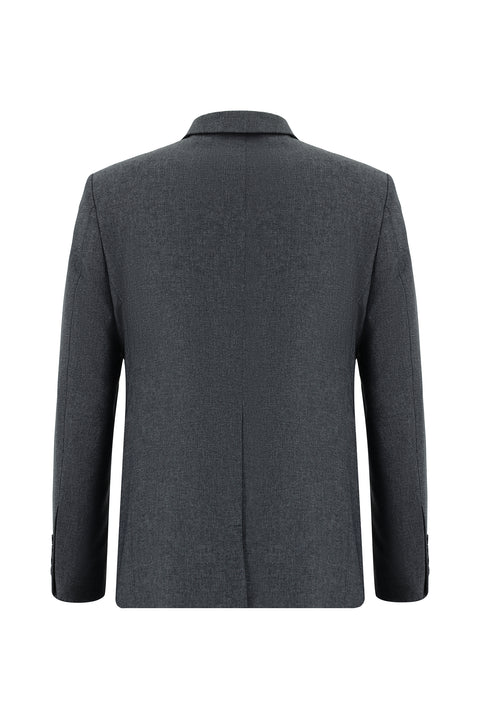 Koyu Füme 7 Drop Slim Fit Dar Kesim Takım Elbise