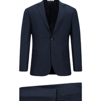 Koyu Lacivert 7 Drop Slim Fit Dar Kesim Takım Elbise
