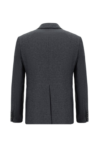  Orta Füme 7 Drop Slim Fit Dar Kesim Takım Elbise